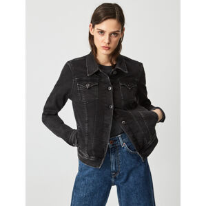 Pepe Jeans dámská černá džínová bunda - M (000)